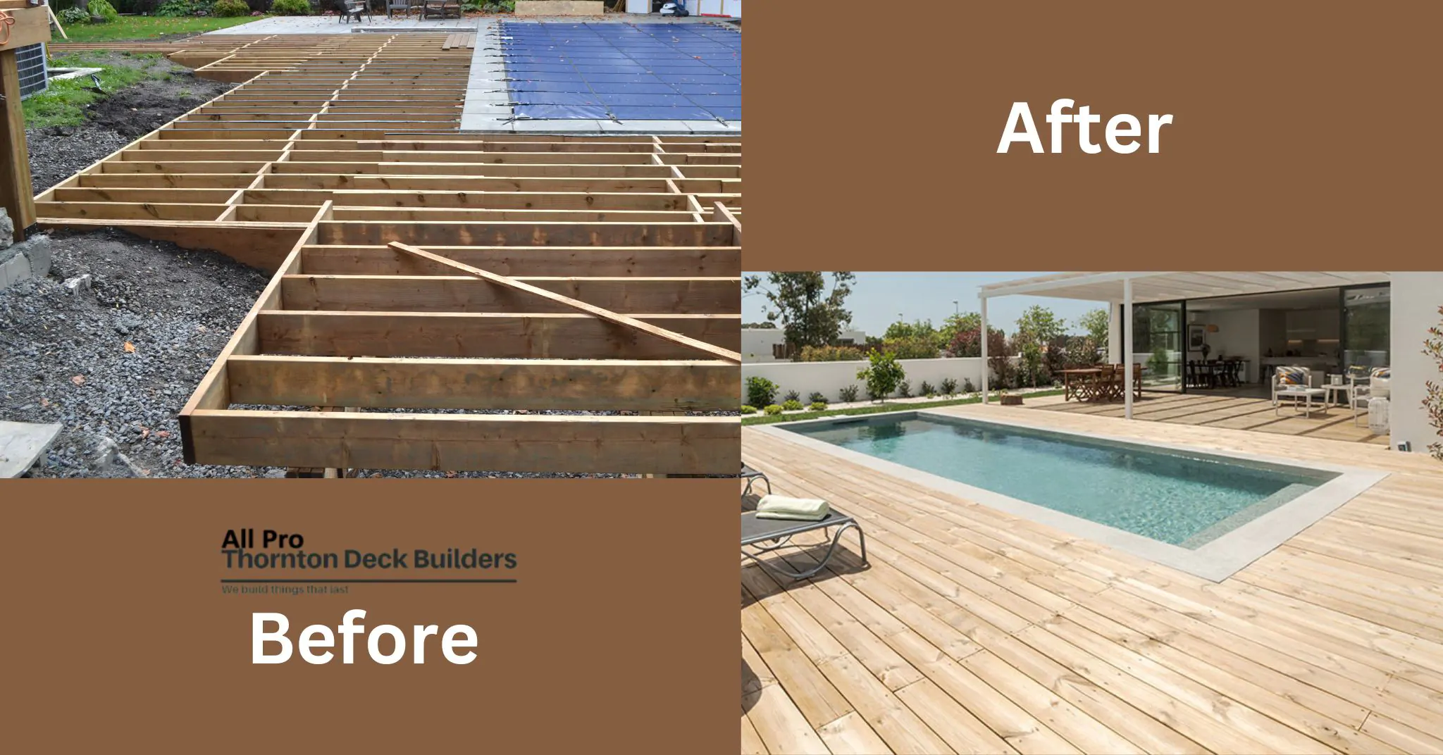 In Ground Pool Deck Installation Service - All Pro Thornton Deck Builders