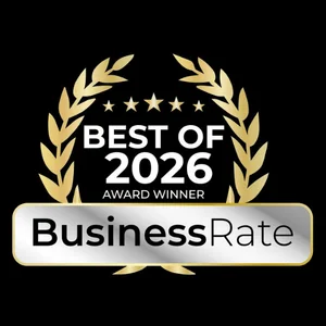 Best of 2026 badge from BusinessRate